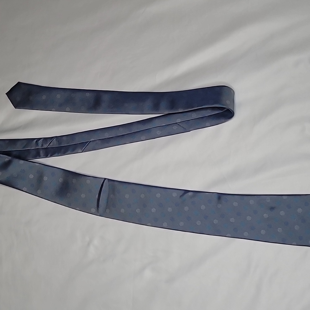 Blue Polka Dot tie